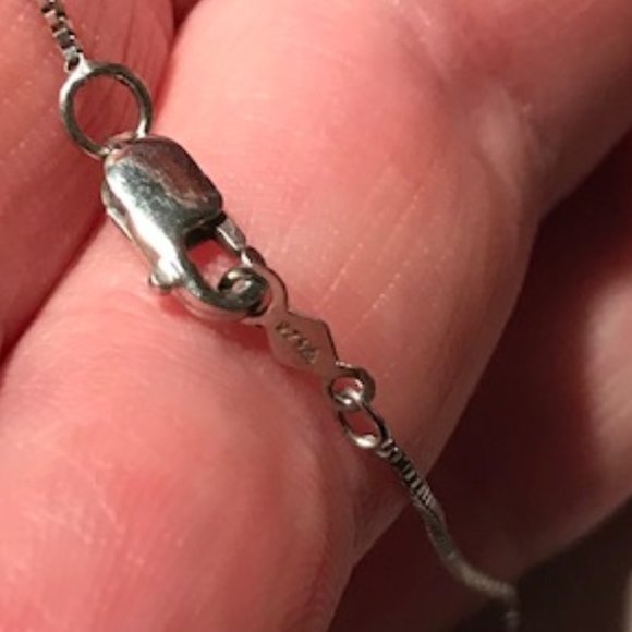 Amethyst Heart 925 Silver Necklace With Diamonds  - Brand New, Box Included - Picture 7 of 8